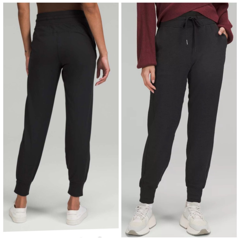 Women's Black Pants Lululemon Ready to Rulu High-Rise Jogger Size 18 New w tags
